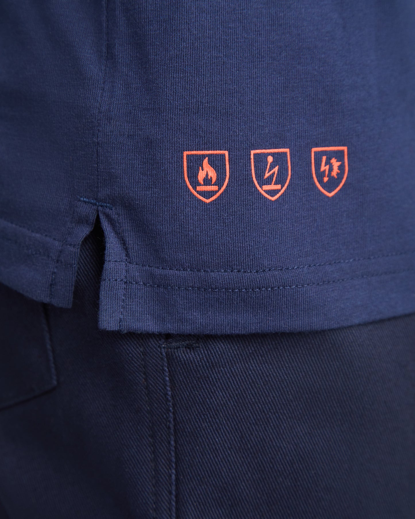 Polo ignifuge "Santana" - Flock élite